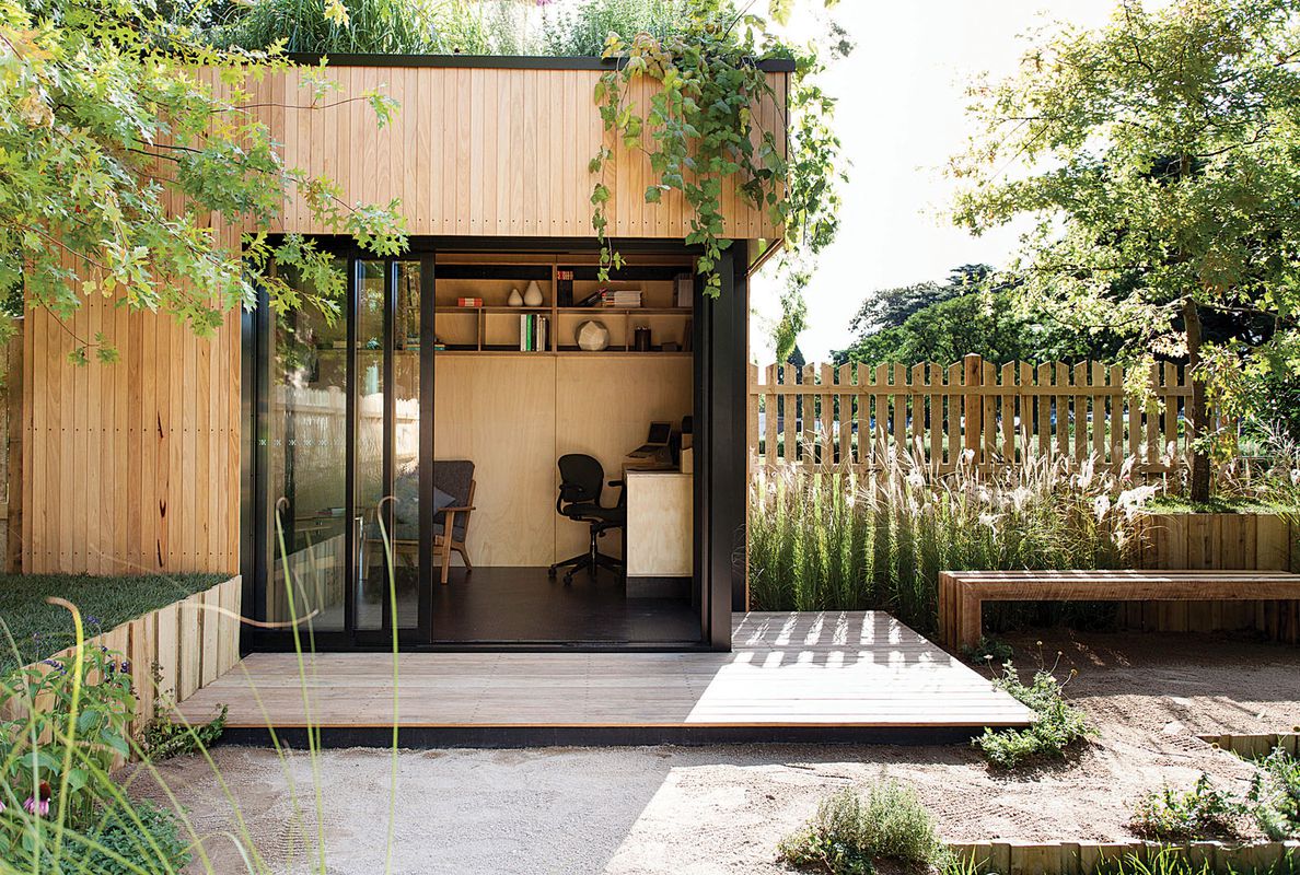 Chic Backyard Office Idea