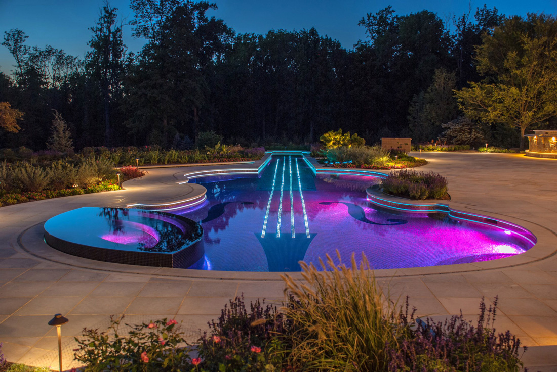 Colorful Swimming Pool Rope Light