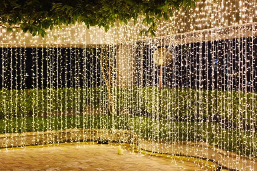 String Lights Curtain