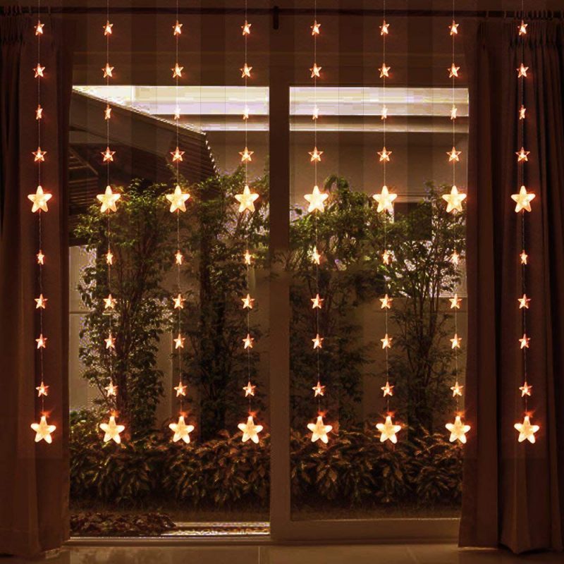 Rope Lights Curtain