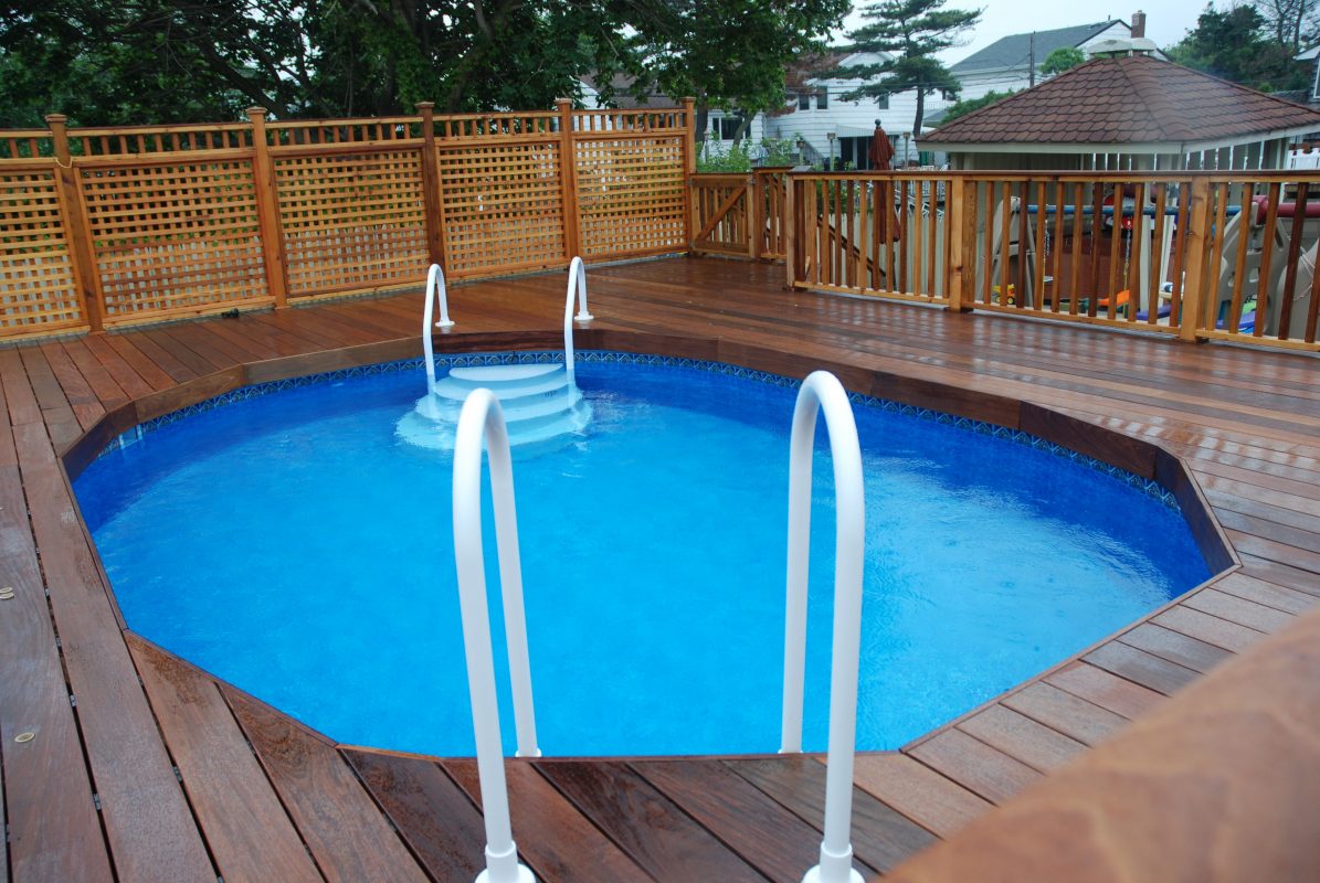 Lattice Trellis Panel for Pool Fence
