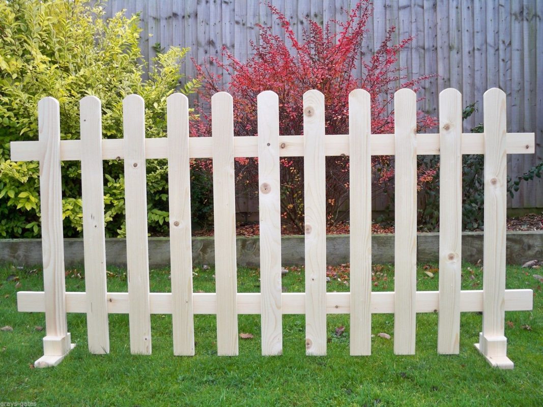 White Temporary Deck Fencing