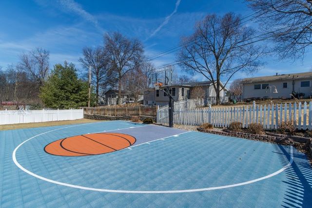 Outdoor Basketball Court Flooring