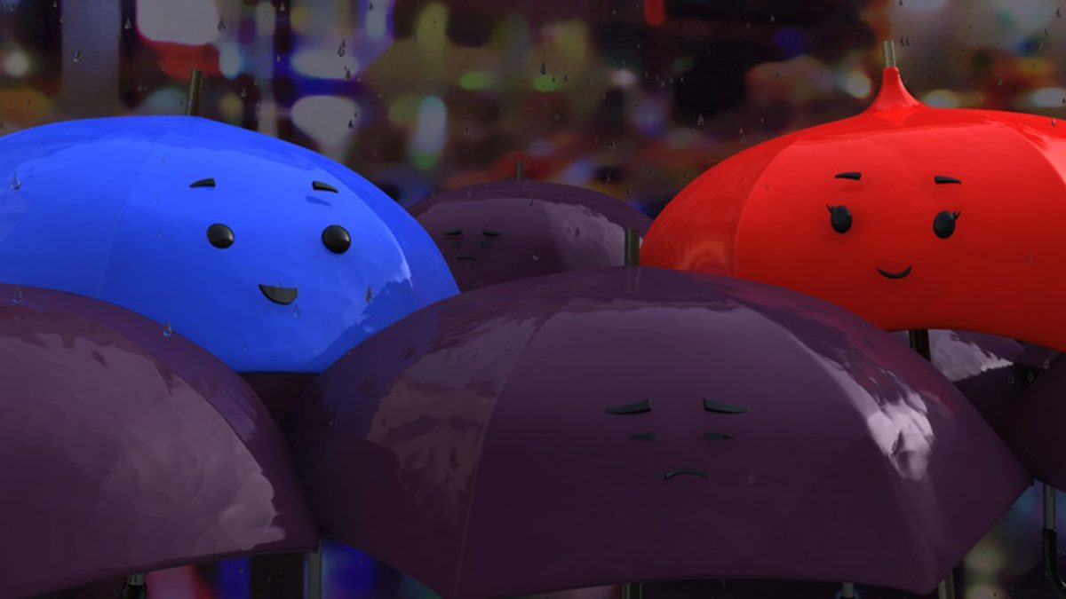 The Blue Umbrella