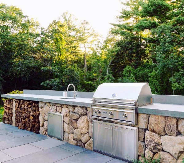 25 Desirable Backyard Grill Patio Ideas to Extend Your ...