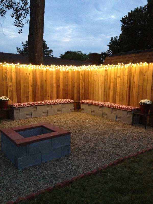String Lights around the Patio